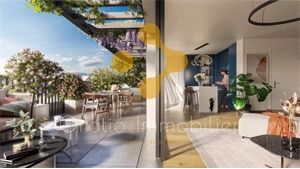 appartement à la vente -   73100  AIX-LES-BAINS, surface 43,45 m2 vente appartement - APR735991